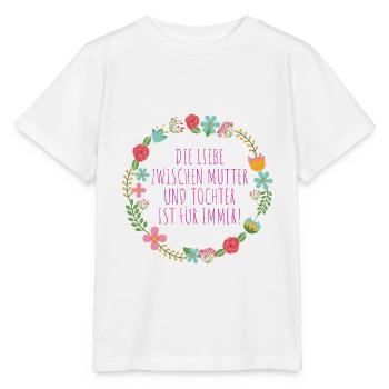 Mother Daughter Love - Stanley/Stella MINI CREATOR Kids’ T-Shirt - white - Front - Maike (125cm)