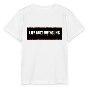 LIFE ALMOST THE YOUNG - Stanley/Stella MINI CREATOR Kids’ T-Shirt - white - Front - Maike (125cm)