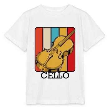 cello - Stanley/Stella MINI CREATOR Kids’ T-Shirt - white - Front - Maike (125cm)