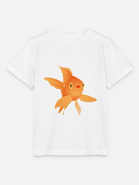 Goldfisch - Stanley/Stella Kinder T-Shirt MINI CREATOR - Weiß