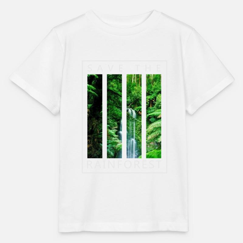 Rette den Regenwald - Stanley/Stella Kinder T-Shirt MINI CREATOR  - Weiß
