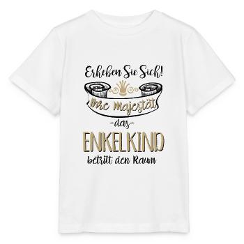 Cadeau de maman grand-mère grand-mère petit-fils Omi - T-shirt bio MINI CREATOR Stanley/Stella Enfant - blanc - Devant - Maike (125cm)