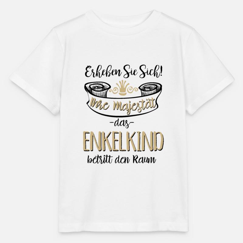 Oma Omi Großmutter Enkel Enkelkind Mama Geschenk - Stanley/Stella Kinder T-Shirt MINI CREATOR  - Weiß