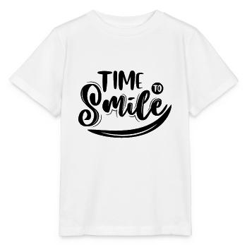Glück Zitat - Stanley/Stella Kinder T-Shirt MINI CREATOR  - Weiß - Vorne - Maike (125cm)
