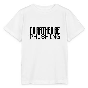 Funny Hacker Gone Phishing - Stanley/Stella MINI CREATOR Kids’ T-Shirt - white - Front - Maike (125cm)