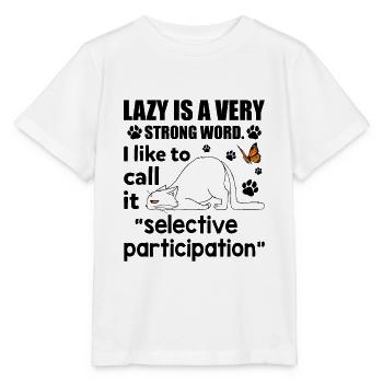 Mot fort j'aime appeler la participation sélective - T-shirt bio MINI CREATOR Stanley/Stella Enfant - blanc - Devant - Maike (125cm)