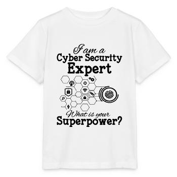 Expert en cybersécurité - T-shirt bio MINI CREATOR Stanley/Stella Enfant - blanc - Devant - Maike (125cm)