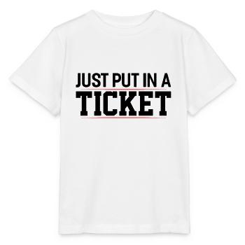 Support informatique informatique Service d’assistance informatique - T-shirt bio MINI CREATOR Stanley/Stella Enfant - blanc - Devant - Maike (125cm)