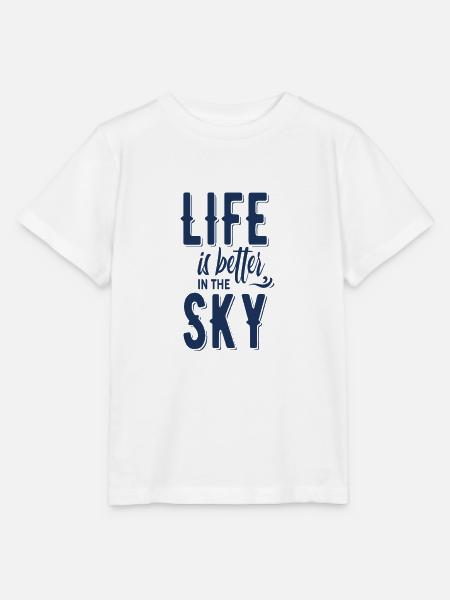 Fallschirm - Stanley/Stella Kinder T-Shirt MINI CREATOR - Weiß