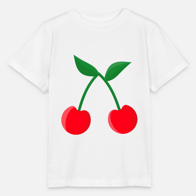 Kirschen - Stanley/Stella Kinder T-Shirt MINI CREATOR - Weiß