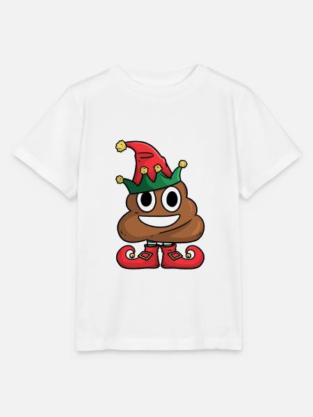 Elf Poop Elf Poop - Stanley/Stella Kinder T-Shirt MINI CREATOR  - Weiß