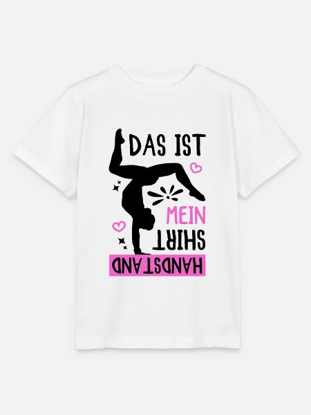 Das Ist Mein Handstand Shirt - Stanley/Stella Kinder T-Shirt MINI CREATOR  - Weiß