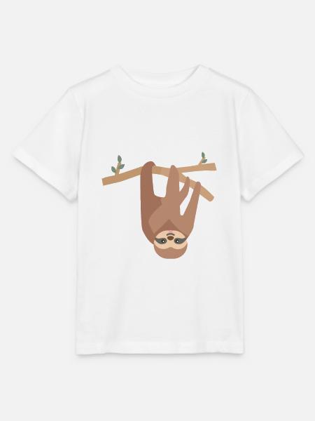 Faultier - Stanley/Stella Kinder T-Shirt MINI CREATOR - Weiß