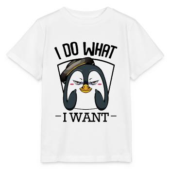 manchot - T-shirt bio MINI CREATOR Stanley/Stella Enfant - blanc - Devant - Maike (125cm)
