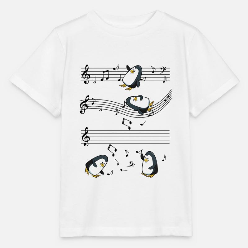 Pinguin - Stanley/Stella Kinder T-Shirt MINI CREATOR  - Weiß