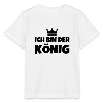 Ich Bin Der König - Stanley/Stella Kinder T-Shirt MINI CREATOR  - Weiß - Vorne - Maike (125cm)