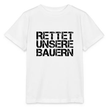 Demonstration Landwirt Bauernprotest Dauer Bauern - Stanley/Stella Kinder T-Shirt MINI CREATOR  - Weiß - Vorne - Maike (125cm)