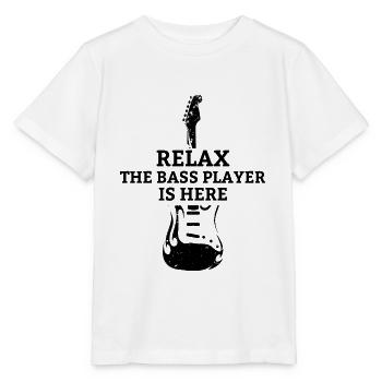 Bassist - Stanley/Stella Kinder T-Shirt MINI CREATOR  - Weiß - Vorne - Maike (125cm)