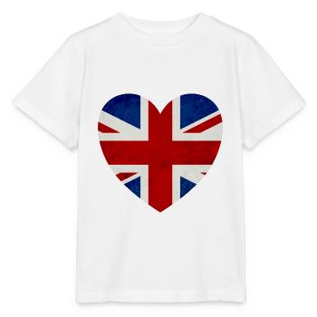 Heart UK Britain - Stanley/Stella MINI CREATOR Kids’ T-Shirt - white - Front - Maike (125cm)