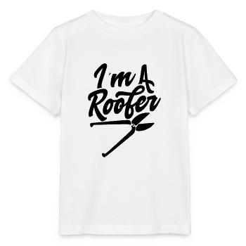 Ich bin Dachdecker - Stanley/Stella Kinder T-Shirt MINI CREATOR  - Weiß - Vorne - Maike (125cm)