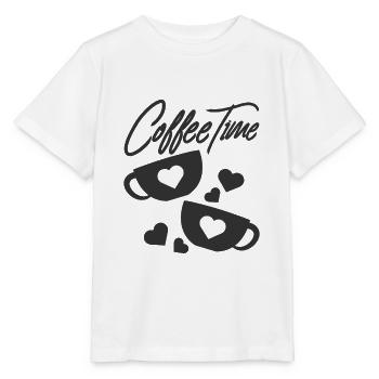 Kaffee - Stanley/Stella Kinder T-Shirt MINI CREATOR  - Weiß - Vorne - Maike (125cm)