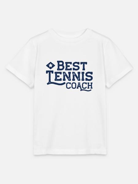 Tennis Trainer Tennislehrer - Stanley/Stella Kinder T-Shirt MINI CREATOR - Weiß
