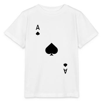 Card Game Playing Card Ace Ace Carnival Carnival - Stanley/Stella MINI CREATOR Kids’ T-Shirt - white - Front - Maike (125cm)
