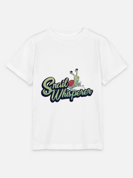 Schnecke - Stanley/Stella Kinder T-Shirt MINI CREATOR - Weiß