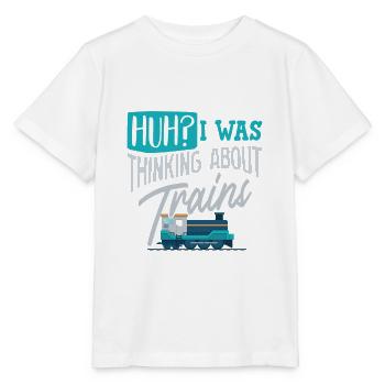 Trains railroad train - Stanley/Stella MINI CREATOR Kids’ T-Shirt - white - Front - Maike (125cm)