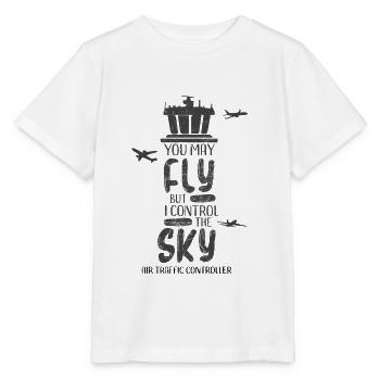 air Traffic Controller - Stanley/Stella MINI CREATOR Kids’ T-Shirt - white - Front - Maike (125cm)