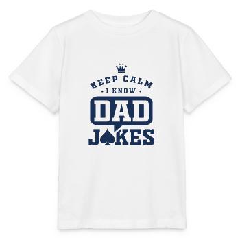 Dad Jokes - Stanley/Stella Kinder T-Shirt MINI CREATOR  - Weiß - Vorne - Maike (125cm)