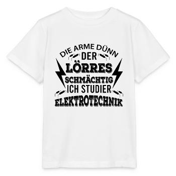 Elektrotechnik Lustig - Stanley/Stella Kinder T-Shirt MINI CREATOR  - Weiß - Vorne - Maike (125cm)