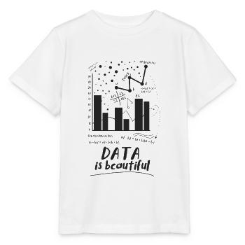 Statistiker Analyst - Stanley/Stella Kinder T-Shirt MINI CREATOR  - Weiß - Vorne - Maike (125cm)