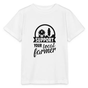 Farmer farmer - Stanley/Stella MINI CREATOR Kids’ T-Shirt - white - Front - Maike (125cm)