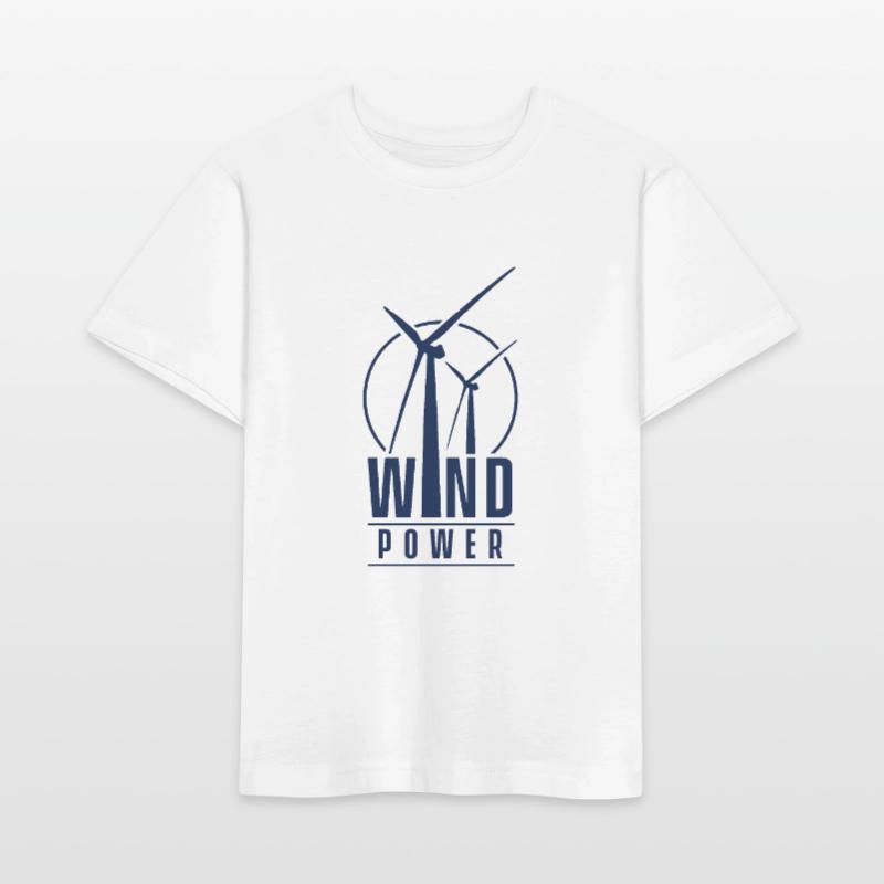 Éolienne Éolienne Éolienne Éolienne Éolienne T-shirt bio MINI CREATOR Stanley/Stella Enfant