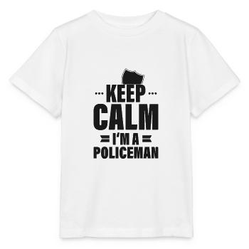 Police officer police - Stanley/Stella MINI CREATOR Kids’ T-Shirt - white - Front - Maike (125cm)