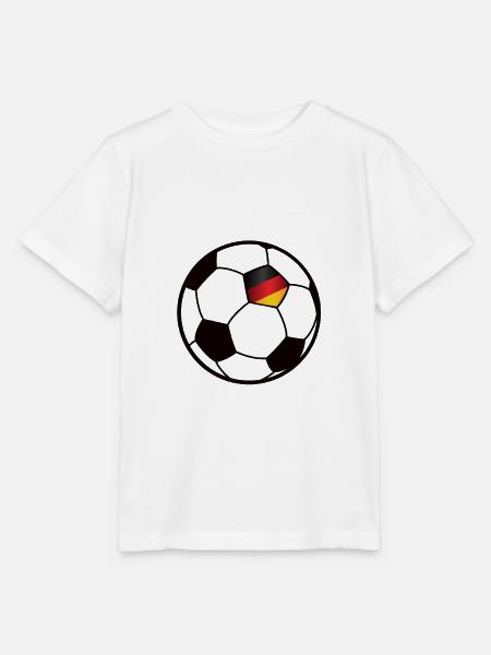 Fußball Deutschland - Stanley/Stella Kinder T-Shirt MINI CREATOR  - Weiß
