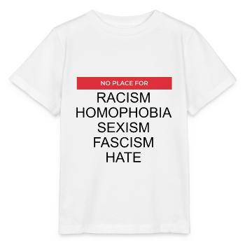 Pas de place pour le racisme - T-shirt bio MINI CREATOR Stanley/Stella Enfant - blanc - Devant - Maike (125cm)
