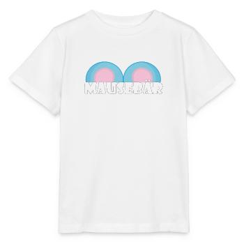 Kosename Mausebär Geschenkidee - Stanley/Stella Kinder T-Shirt MINI CREATOR  - Weiß - Vorne - Maike (125cm)