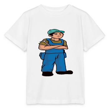 handicraft craftsman screwdriver hobbyist fitter - Stanley/Stella MINI CREATOR Kids’ T-Shirt - white - Front - Maike (125cm)