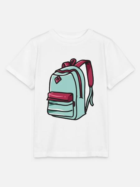 Rucksack digitaler Reisender - Stanley/Stella Kinder T-Shirt MINI CREATOR - Weiß
