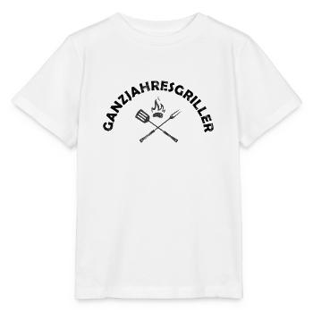 Barbecue Ganzjahresgriller Geschenk Für Barbecue - Stanley/Stella Kinder T-Shirt MINI CREATOR  - Weiß - Vorne - Maike (125cm)