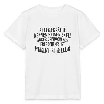 Pflegekraft Altenpfleger Kennen Keinen Ekel Design - Stanley/Stella Kinder T-Shirt MINI CREATOR  - Weiß - Vorne - Maike (125cm)