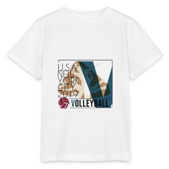 Volley- - T-shirt bio MINI CREATOR Stanley/Stella Enfant - blanc - Devant - Maike (125cm)