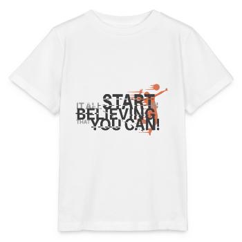 Volley- - T-shirt bio MINI CREATOR Stanley/Stella Enfant - blanc - Devant - Maike (125cm)