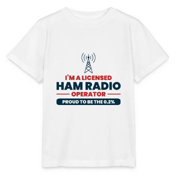 Amateur Amateurfunker Lustiges Geschenk - Stanley/Stella Kinder T-Shirt MINI CREATOR  - Weiß - Vorne - Maike (125cm)