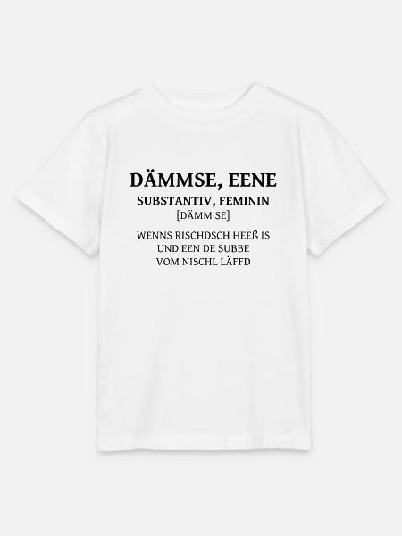 Dämmse sächsische Wörter auf sächsisch Sachsen - Stanley/Stella Kinder T-Shirt MINI CREATOR  - Weiß