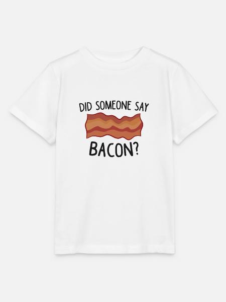 Lustiger Speck hat jemand Speck gesagt - Stanley/Stella Kinder T-Shirt MINI CREATOR  - Weiß
