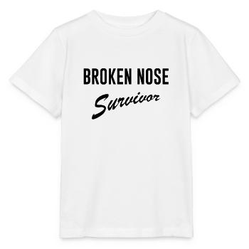 Survivant du nez cassé. Récupération de la chirurgie du nez - T-shirt bio MINI CREATOR Stanley/Stella Enfant - blanc - Devant - Maike (125cm)