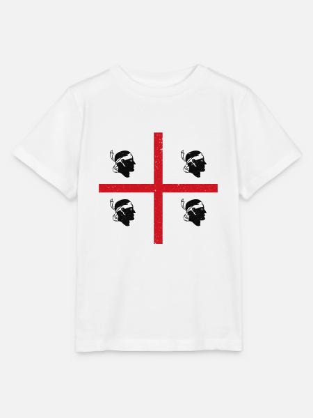 Sardinien Flagge Geschenk - Stanley/Stella Kinder T-Shirt MINI CREATOR - Weiß